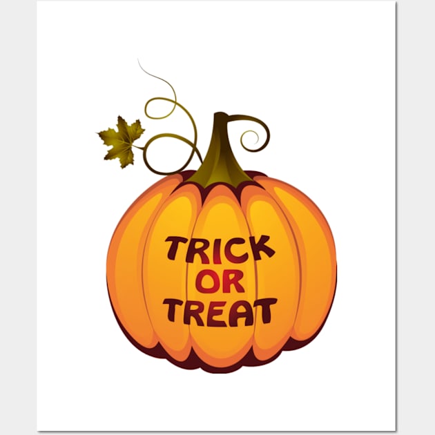 Trick or Treat Wall Art by gold package